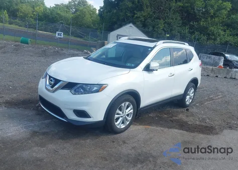 2014 Nissan Rogue Sv из США, поврежденный, VIN 5N1AT2MV3EC770420